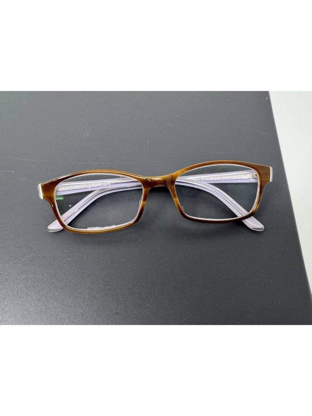Prodesign Denmark Eyeglasses 1700 c.5024 Frames 50 [] 16 135 Brown Lilac